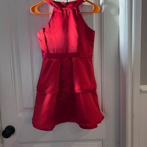 Sherri Hill Vibrant Red Formal Kids Dress